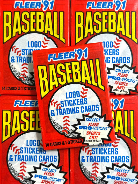 1991 Fleer Baseball Wax Packs