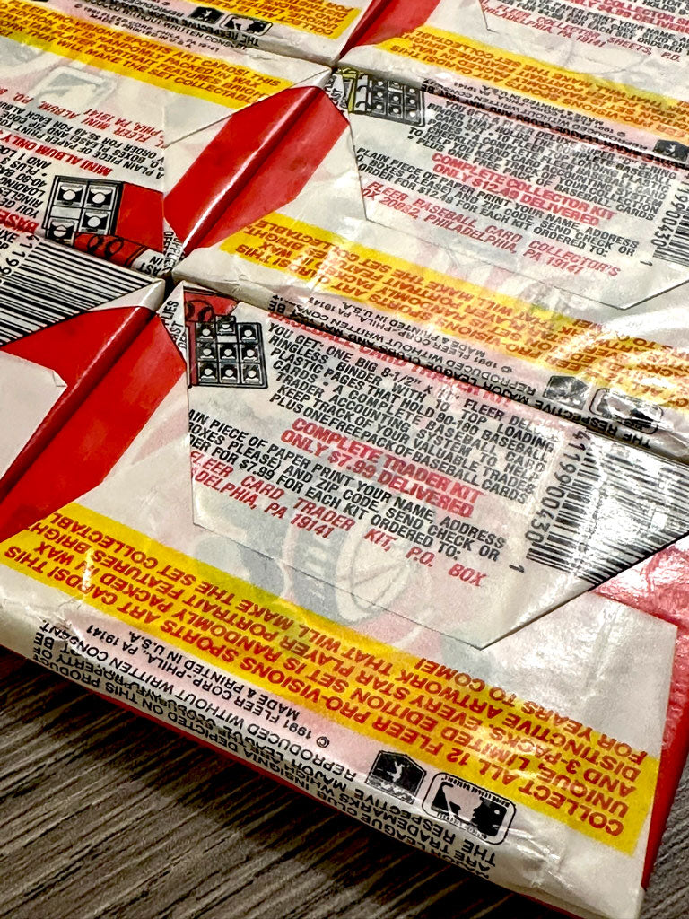 1991 Fleer Baseball Wax Packs