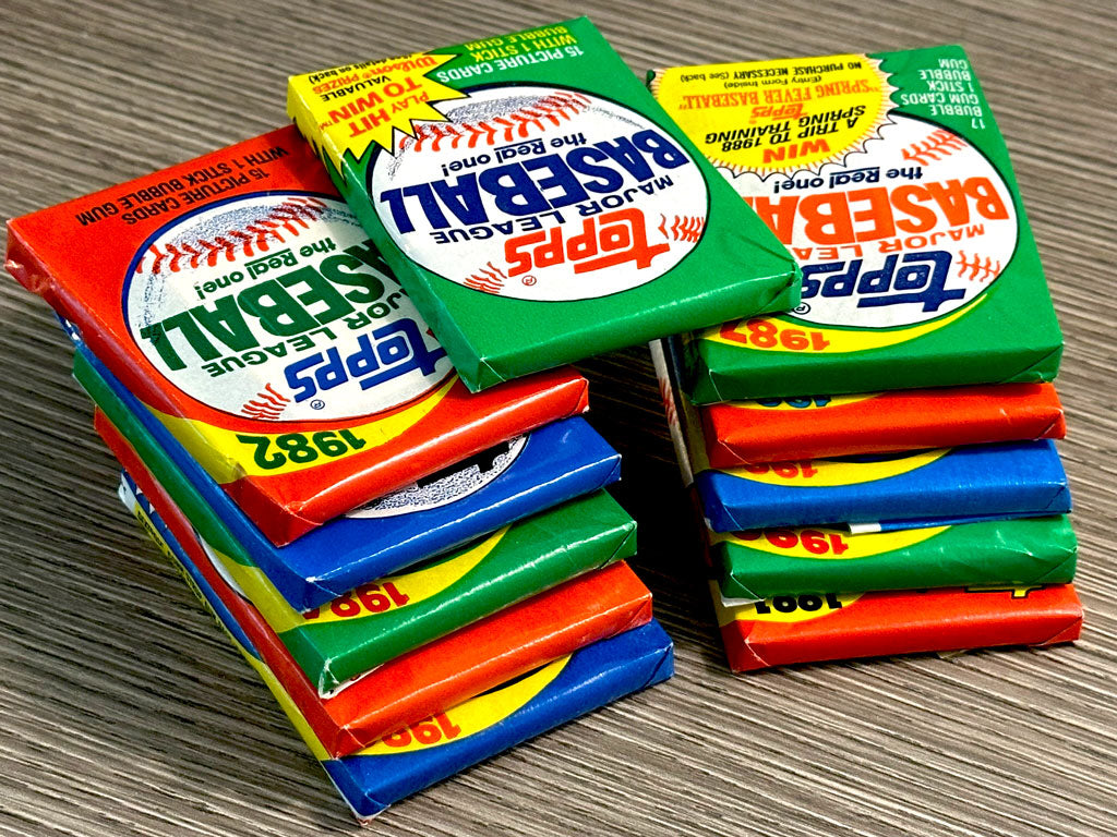 Topps Baseball Wax Pack Run - 1981 thru 1991