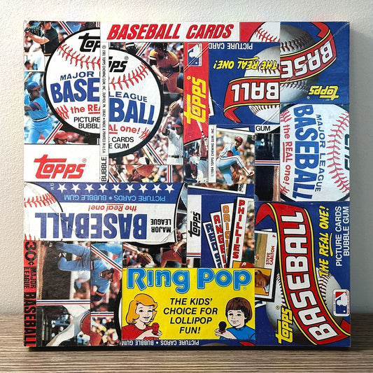 Display Box Art - "Ring Pops and Baseball Cards"