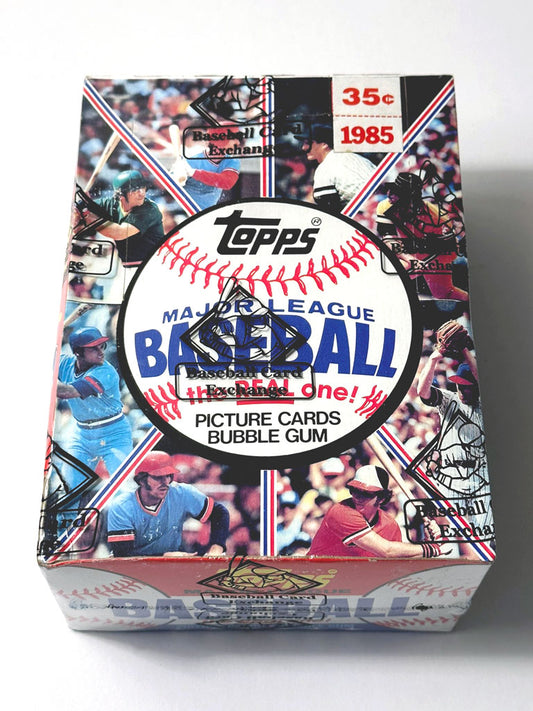 1985 Topps Baseball Wax Box in 1981 Display - BBCE Authenticated (FASC)